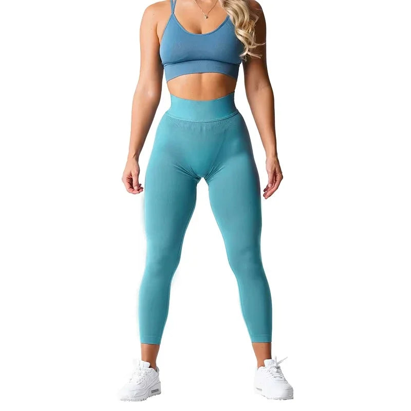 New Sport Seamless Leggings Spandex Tights Woman Fitness Elastic Breathable Hip-lifting Leisure Sports Running leggings