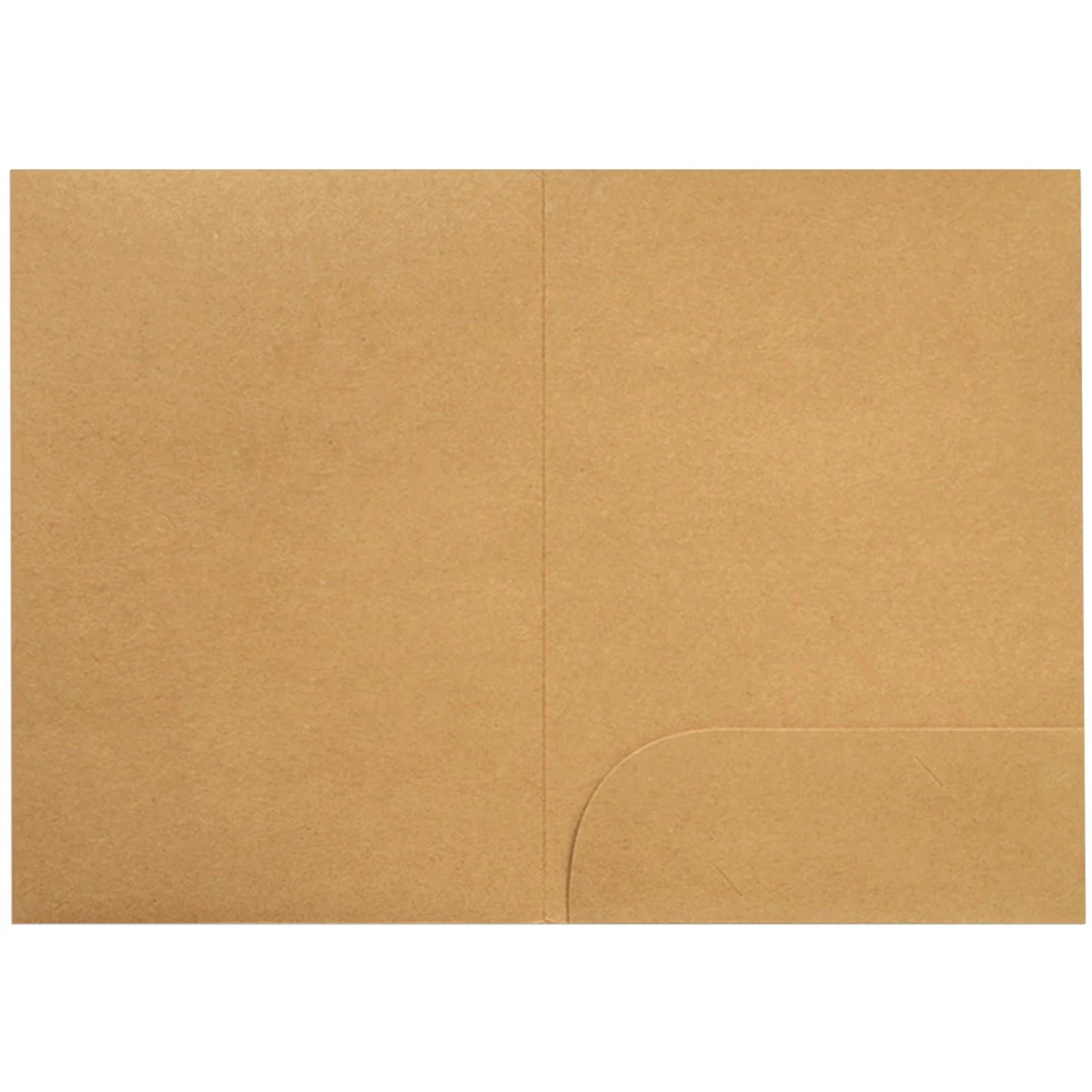 10pcs Kraft Paper Document Holder With Pockets Thick A4 Presentation Folder For Office School Supplies Stationery