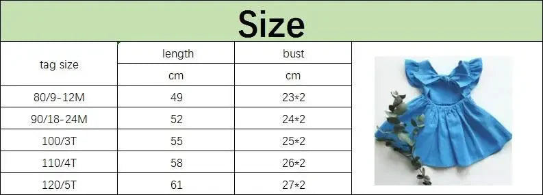 0-5Yrs Children Girls Ruffles Dress Casual Sleeveless Dress Summer Kids Girls Back Bow Clothing Outfits