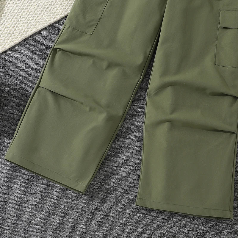 2024 New Spring Autumn Girls Matching Clothes 8-12 Years Solid Color Vacation Party Daily Casual Clothing Korean Style Outfits