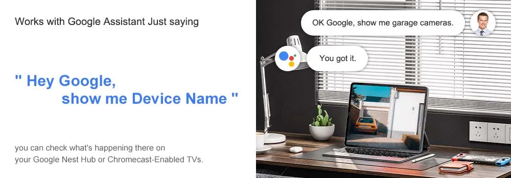 3MP Tuya Smart Life Battery Powered Outdoor WIFI Surveillance Security PIR Motion Detection Camera Night Vision Alexa Google