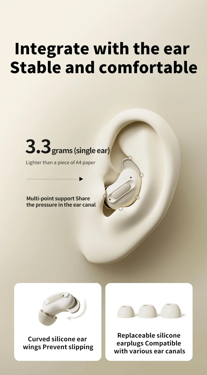 Xiaoyou In-Ear Bluetooth Headphones with Active Noise Cancellation, Specialized for Sleep