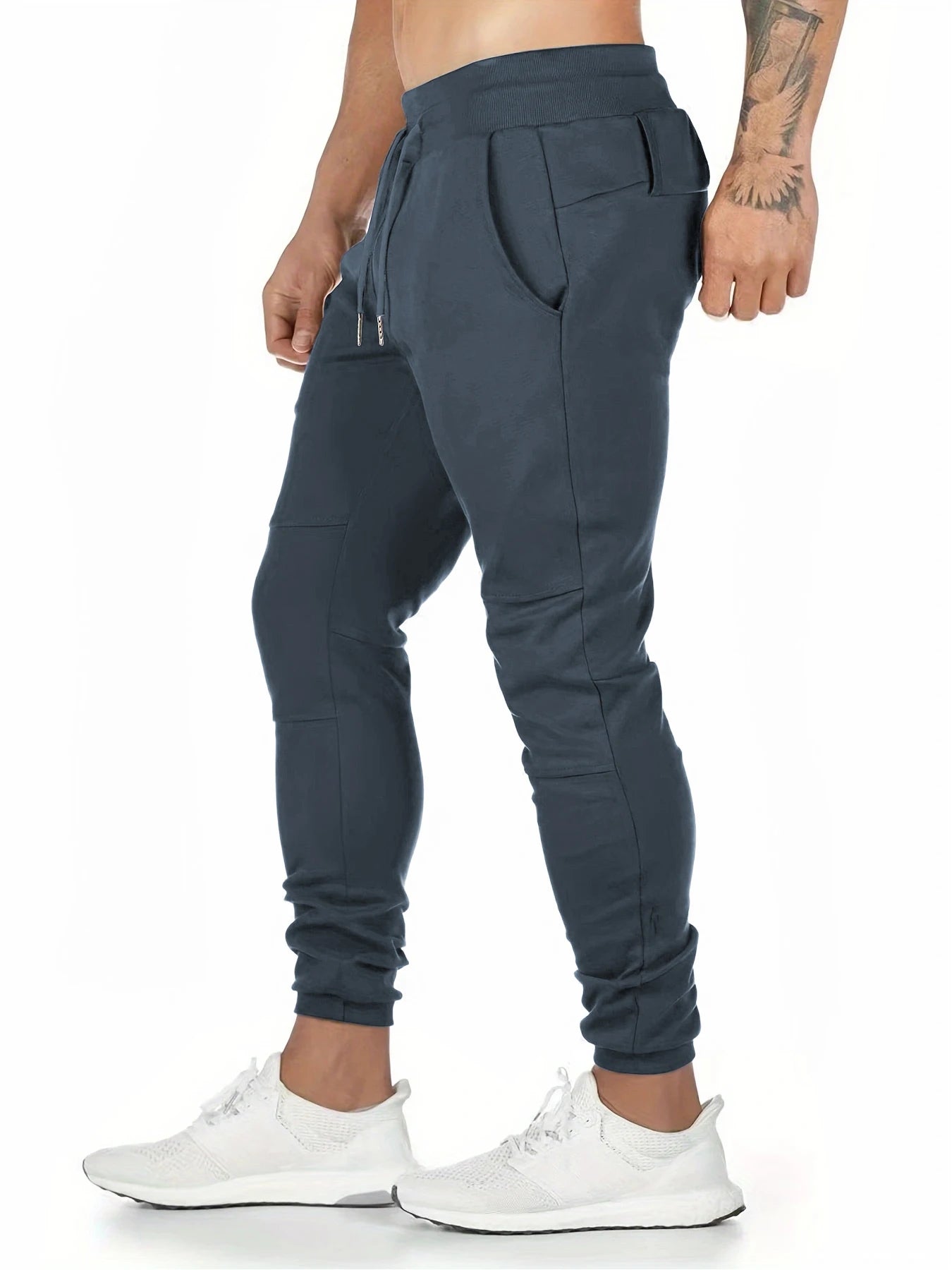 Spring and Autumn Trousers, Sports Trousers, Casual Pants, Men's Bottoms, Casual Trousers, Simple Solid Color, Loose and Comfortable