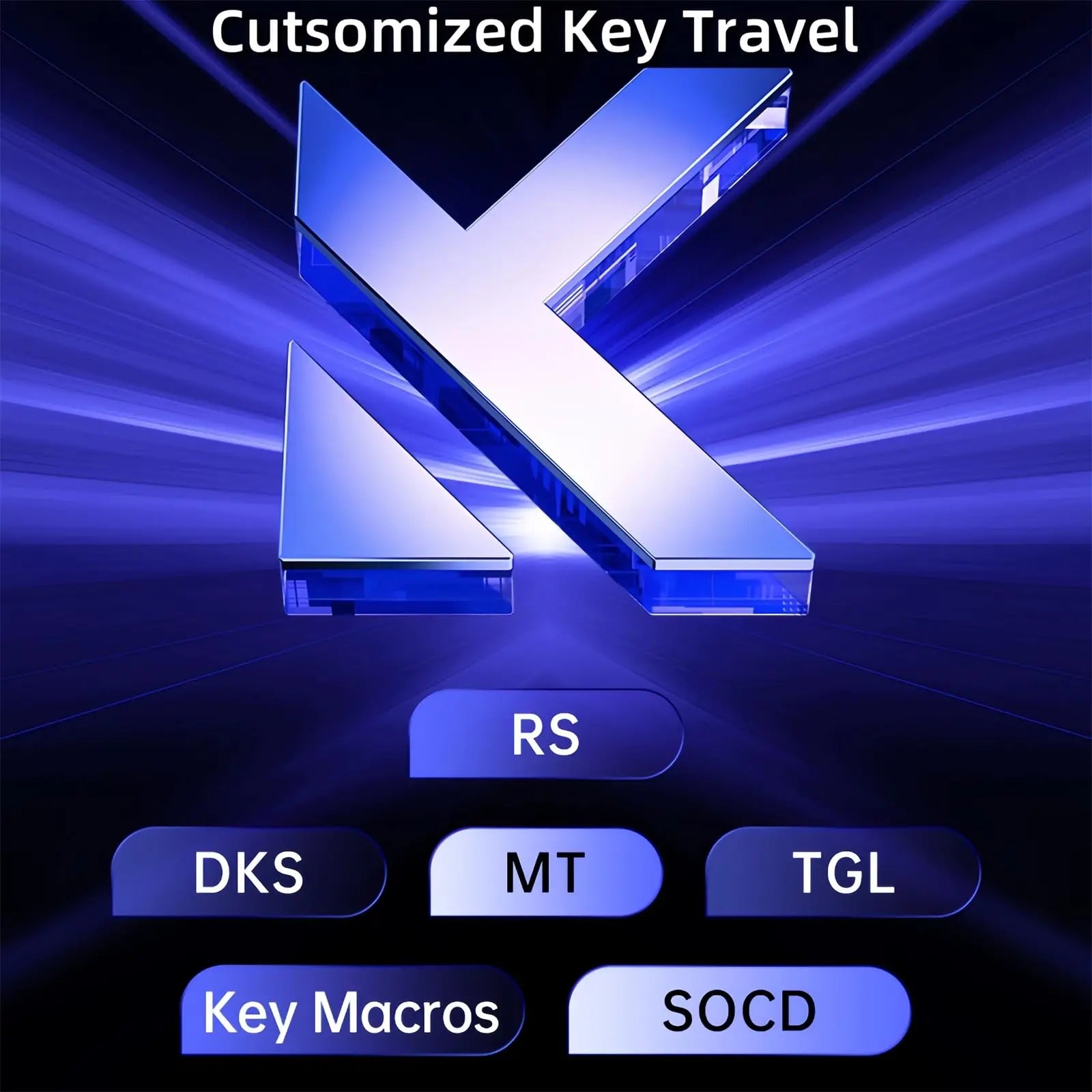 MCHOSE ACE68 Magnetic Keyboard 0.125ms 128K Sampling Rate Wired Mechanical ACE60 Pro for Gaming 0.01mm RapidTrigg 8000Hz SOCD/Rs