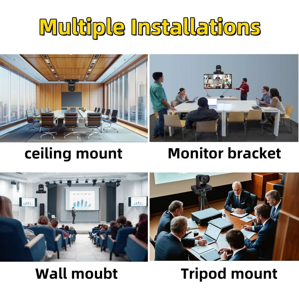 JSAV 4K 60fps NDI Camera PTZ 1pc-3pcs SDI HDMI POE SDI 12X 1PC Video Switcher Conference Camera for Church Business Meeting