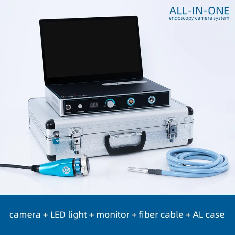 Medical Full HD Endoscope Unit Endoscopic Camera System Endoscopy Equipment With LED Light Source For ENT Surgical Visualization