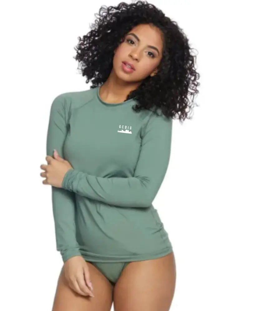 Women Surf T-Shirt Gym Clothes Swimwear Long Sleeve Swim Floatsuit Tops Uv Swimming Tight Rash Guard Surfing Suit Camiseta Surf