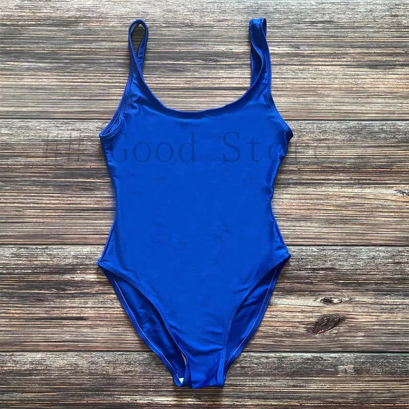 Sexy Padded One Piece Swimsuit Women Swimwear Solid Bathing Suit monokini Swimming Suit Summer Beachwear maillot de bain femme