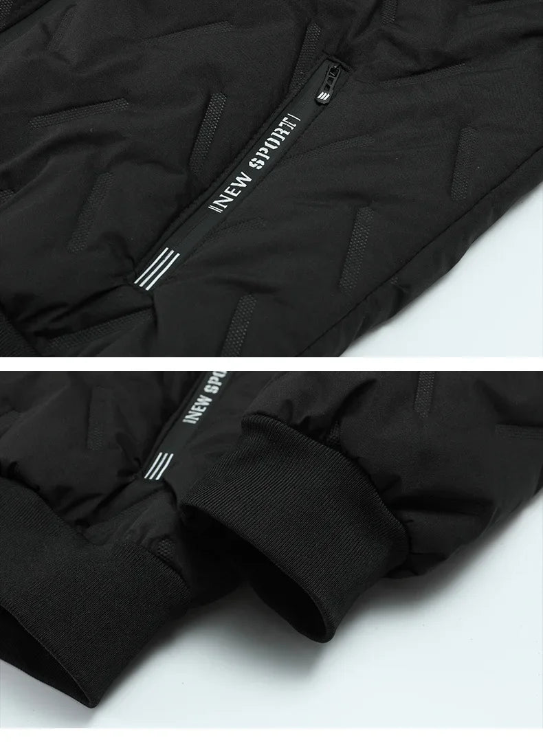 Men's Winter 1-3Pc Tracksuit Set Warm Thickened Jacket Pants Vest Matching 3pcs Fashion Casual Loose Fleece-Lined Outfit For Man