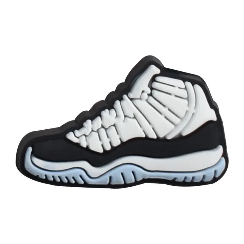 New Sneakers Collection Shoe Charms Accessories Sets for Kids Men Woman Hole Shoes Charm Cartoon Sandals Decorations Bulk 12PCS