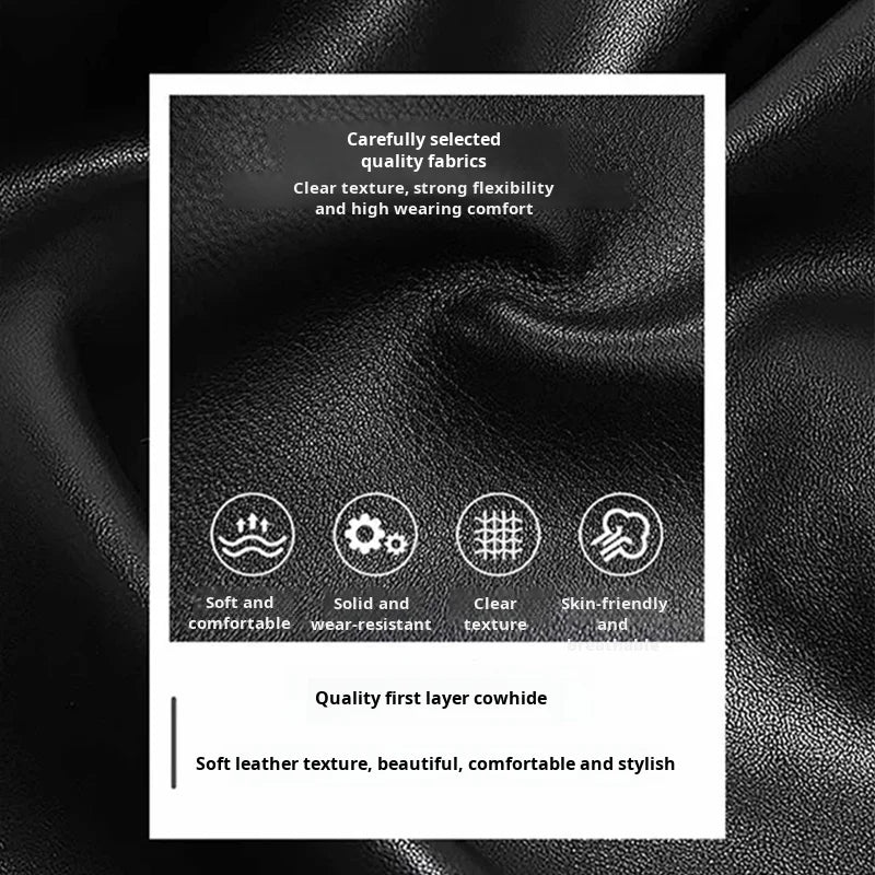 Men's Casual Shoes Spring Autumn Depressurized Breathable Lacefree Leather Shoes Super soft and wear-resistant Men's Board Shoes