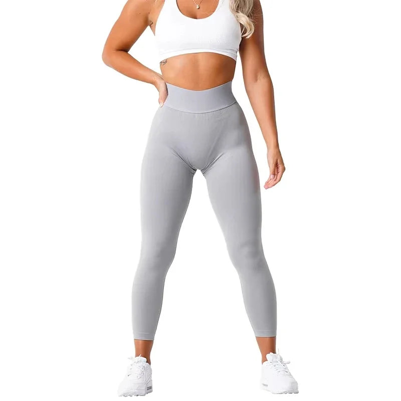 New Sport Seamless Leggings Spandex Tights Woman Fitness Elastic Breathable Hip-lifting Leisure Sports Running leggings