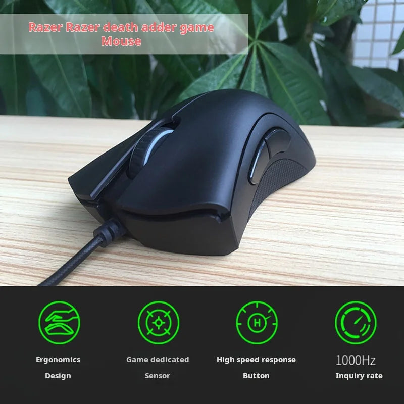 Razer Deathadder Viper Standard Edition 6400 Wired Gaming mouse New esports LOL