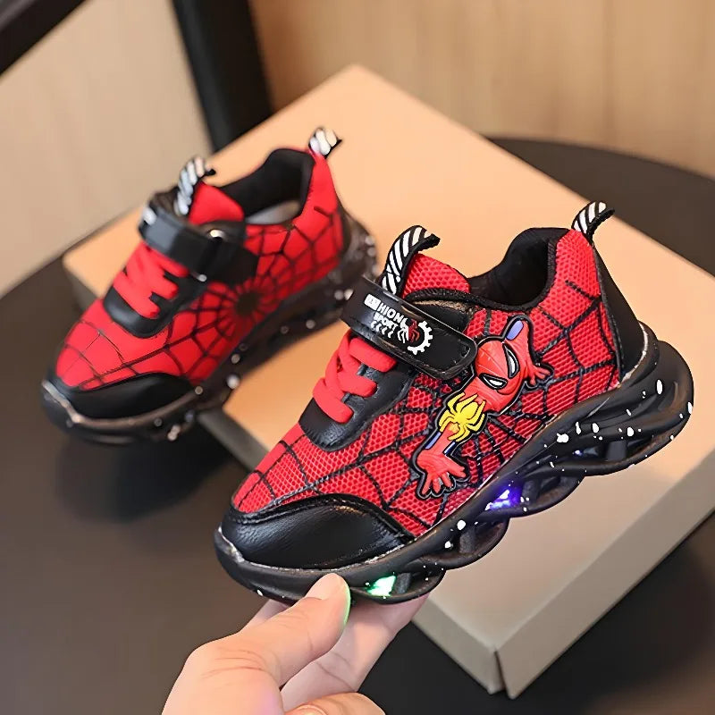 2025 Autumn New Style Children's Casual Shoes Boys Fashion Led Lighted Shoes Soft Bottom Kids Sneakers Boys Sports Footwears
