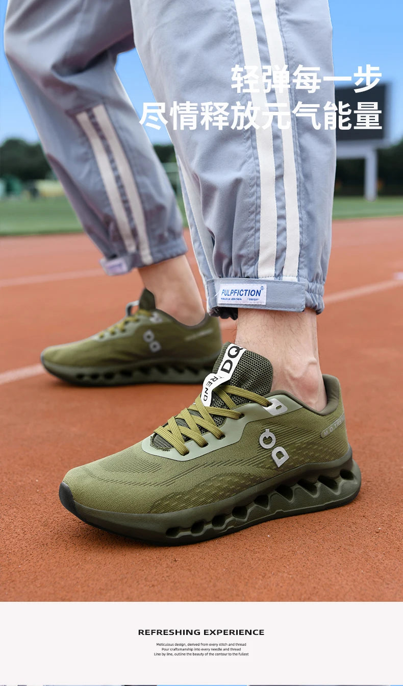 NEW Men Sports Running Shoes Casual Marathon Sneakers Breathable Lightweight Comfort Luxury Brand Men Athletic Tenis Sneakers