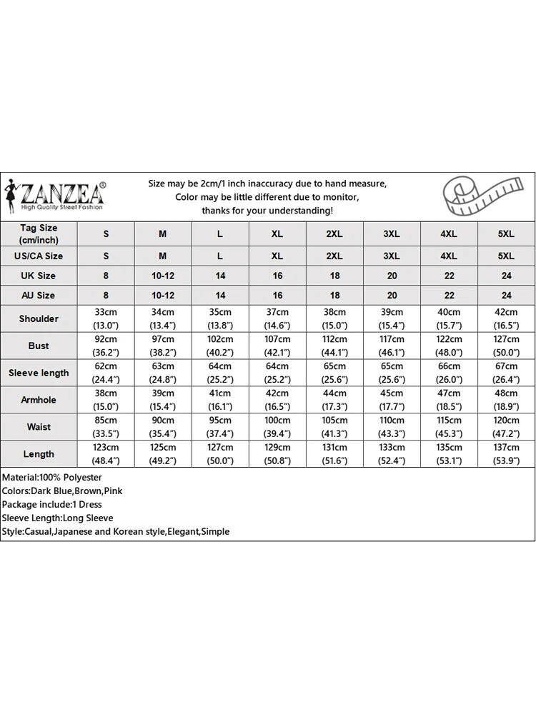 ZANZEA Women Long Shirt Dresses Autumn Long Sleeve Striped Fake 2 Piece Shirts Maxi Robe Fashion Elegant Office Party Vestidos