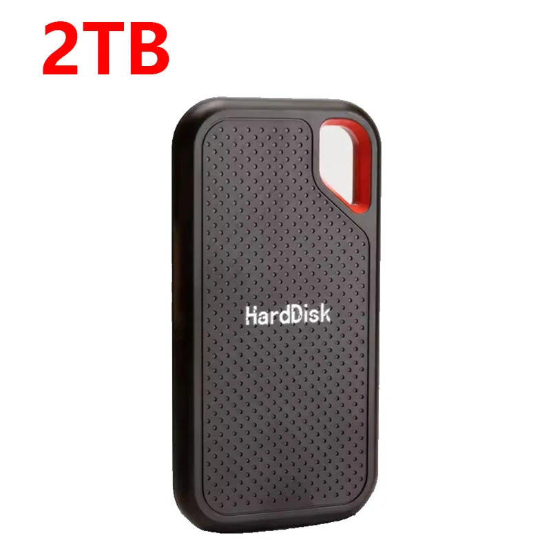 128TB Rugged External Hard Disk USB3.2 High-Speed Solid Hard Drives Portable Data Storage Drive for Laptop/PC Shock-Resistant