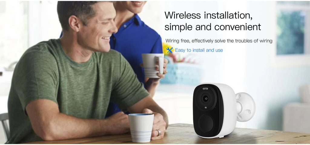 WIFI Survalance Camera 3MP Security Protection Outdoor IP Camera Smart Home Night Vision Video Recorder Battery Powered