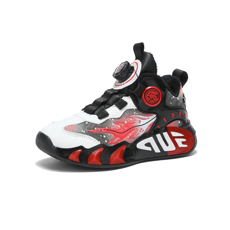 New Kids Sneakers Winter Warm Cotton Shoes for Children Casual Sports Shoes Boys Girls Anti-slippery Waterproof Tennis Trainers