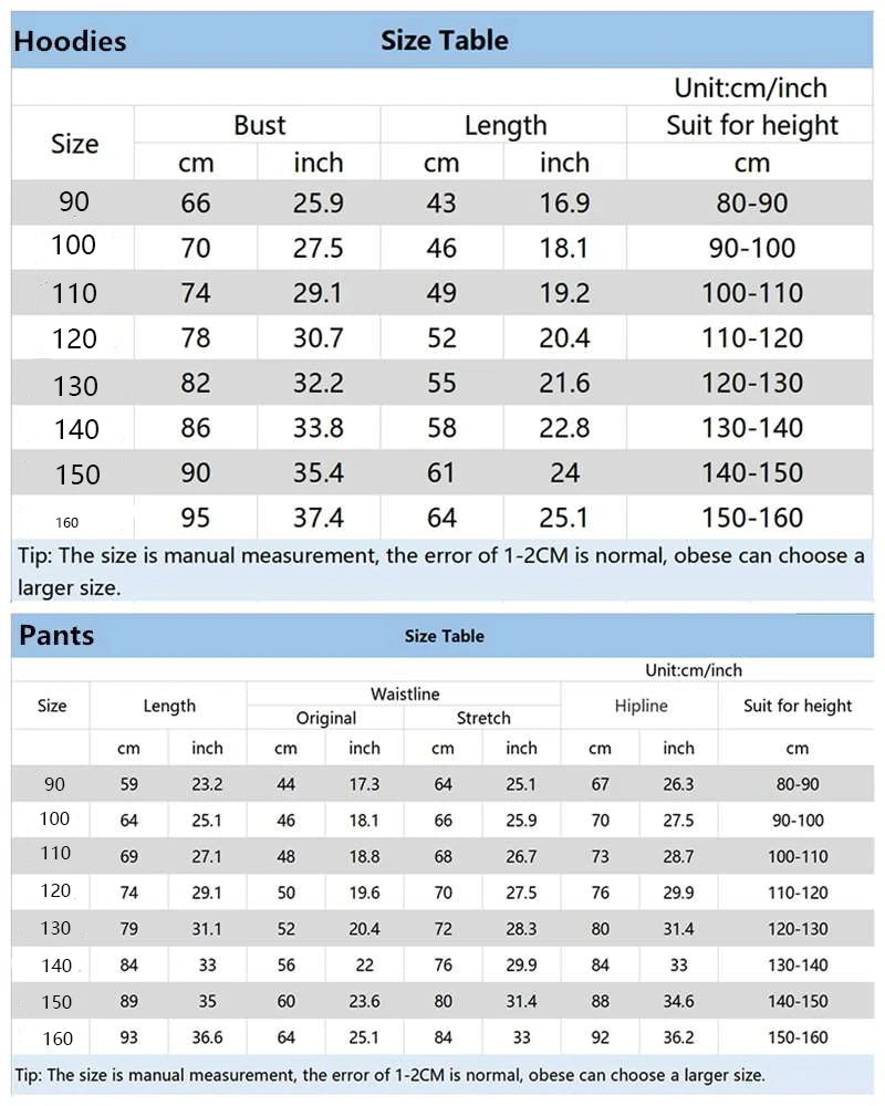 Children Hoodies Sets Kpop Demon Hunters Saja Boys Pullover Girls Boys Sweatshirts Anime Trucksuit Autumn Casual Kids Clothes