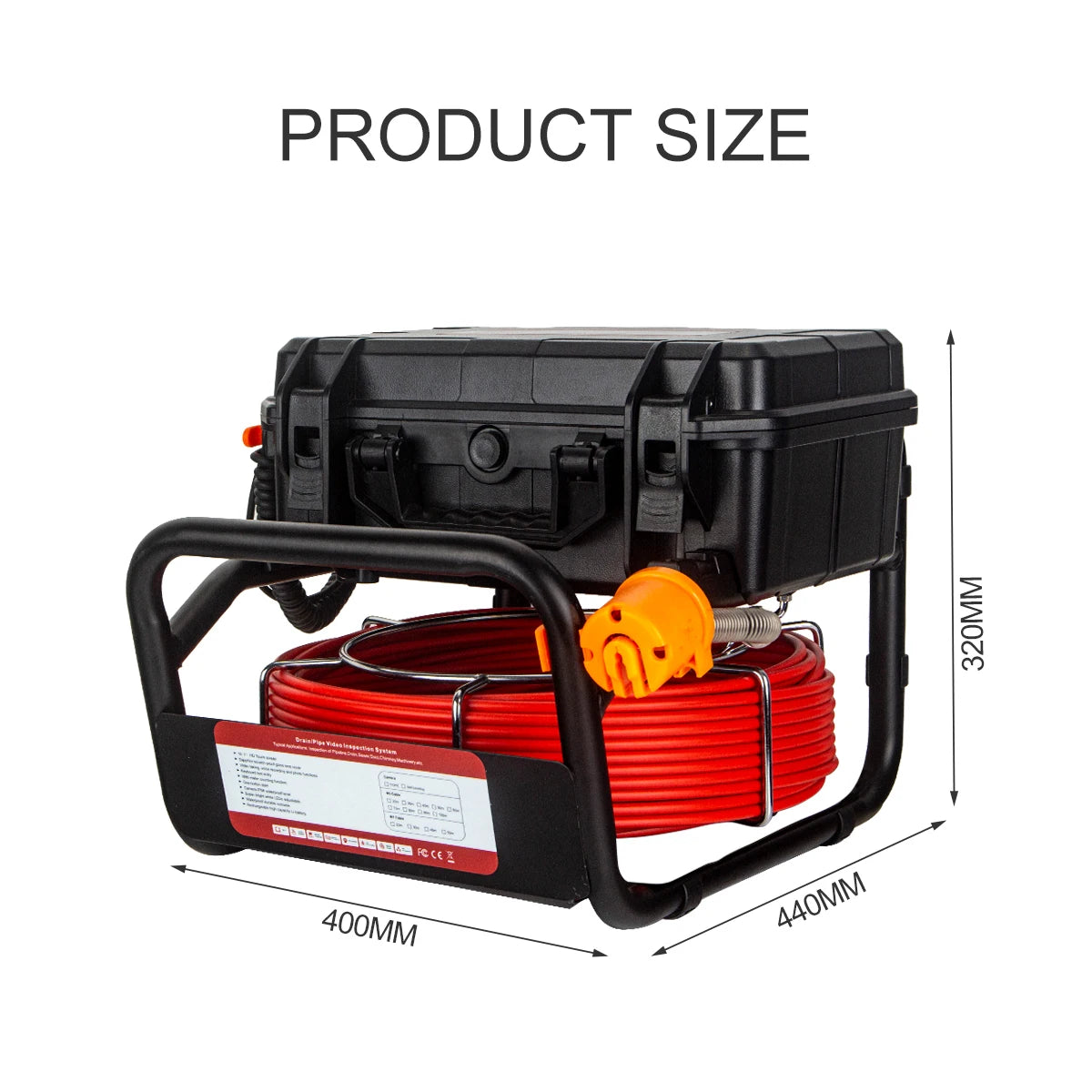 512Hz Transmitter Sonde for Pipeline Location Endoscope Image Self-Leveling DVR,SYANSPAN 23mm Drain Pipe Inspection Camera IP68
