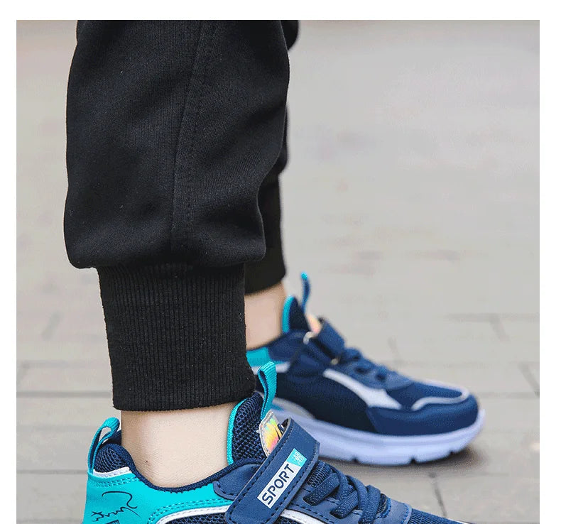 Kid Sneakers Sport Shoes for Boys Girls Fashion Children Breathable Mesh Comfort Casual Non-Slip Outdoor Running Shoes