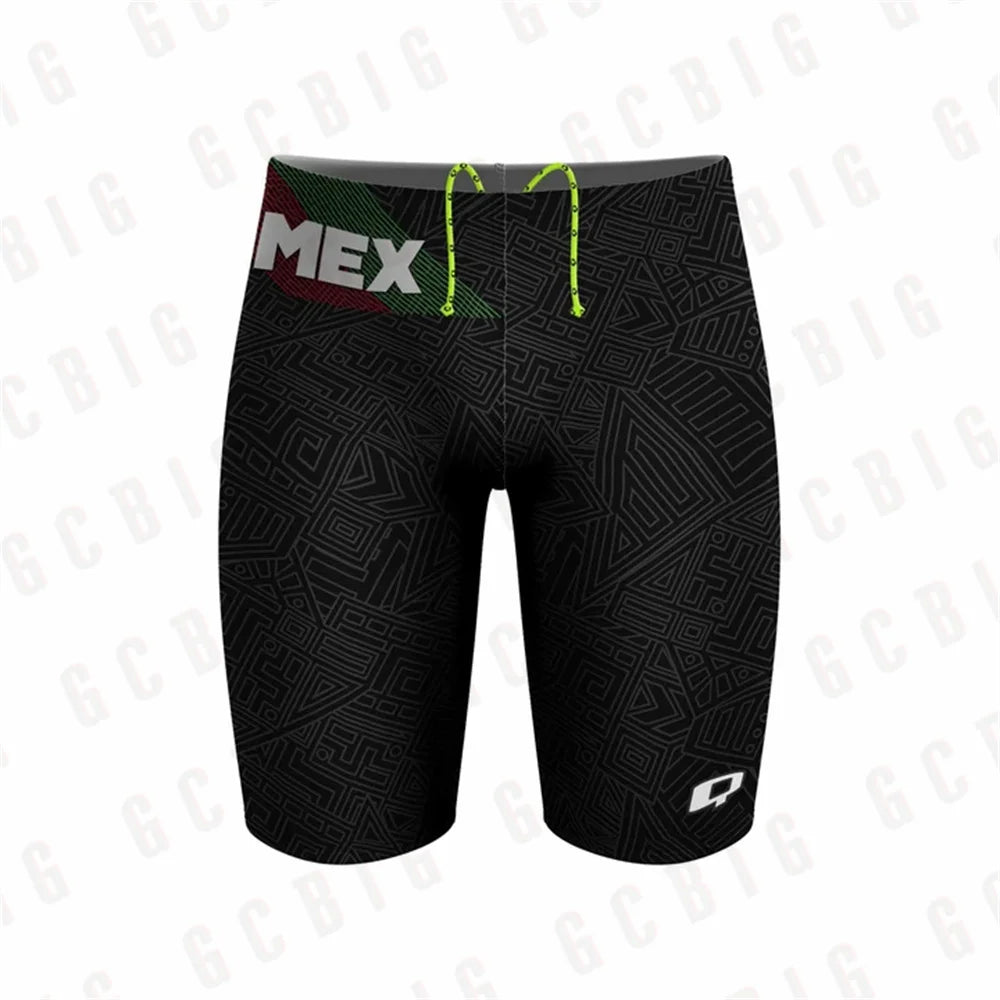 Mens Summer Trunks Swimwear Training Swim Shorts Trunks Swimsuits Boy Jammers Sports Surf Shorts Beach Volleyball Swimming Pants