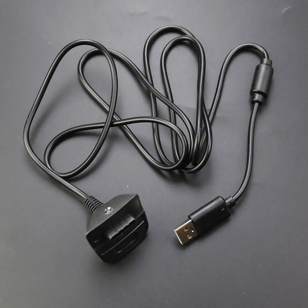 JCD 1.5m USB Charging Cable For Xbox 360 Wireless Game Controller Gamepad Joystick Power Supply Charger Cable Game Cables