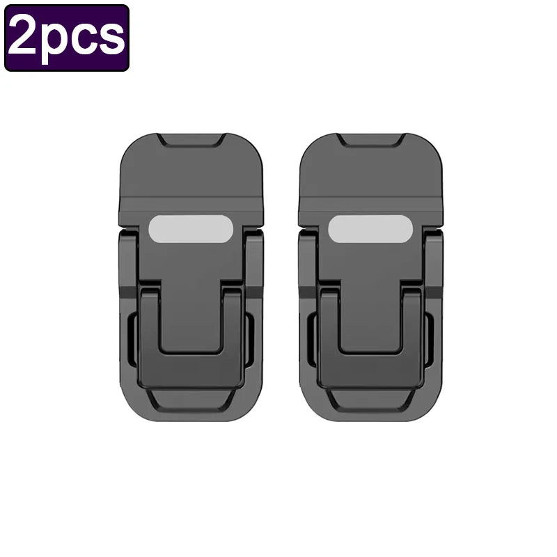 2/4pcs Portable Zinc Alloy Laptop Support Stand With 2 Adjustable Angles Foldable Invisible Laptop Riser For Macbook Notebook